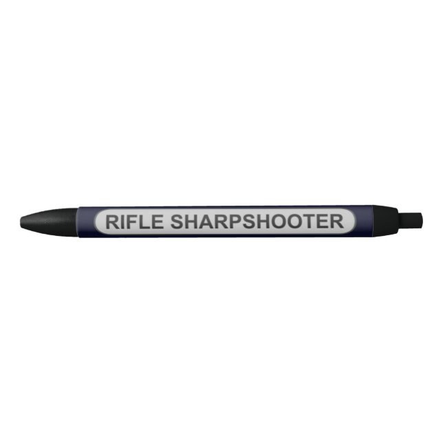 Noir Stylo à tireur à fusil (Devant)