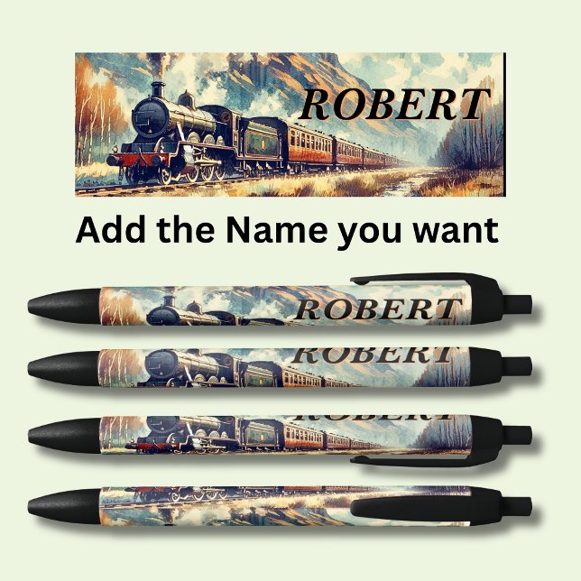 Noir Stylo à vapeur personnalisé (Créateur téléchargé)
