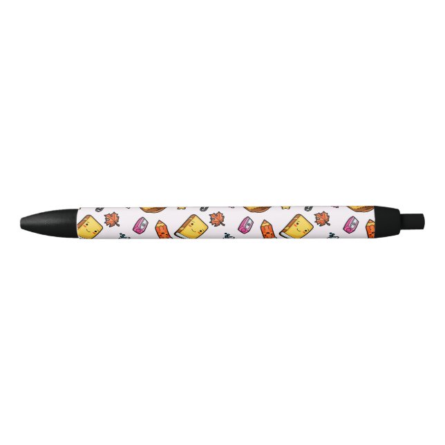 Noir Stylo amusant à l'école - Conception brillante et  (Devant)