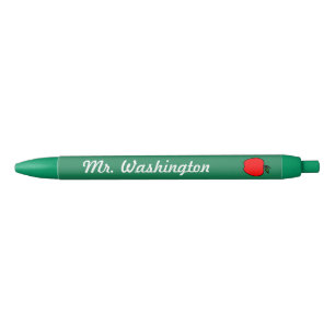 Noir Stylo Apple de l'enseignant en tableau vert