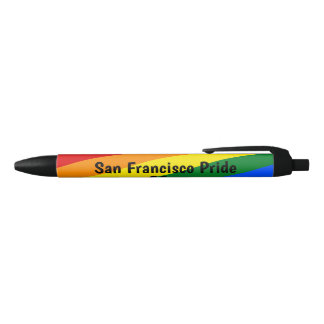 Noir Stylo arc-en-ciel Personnaliser - Fierté