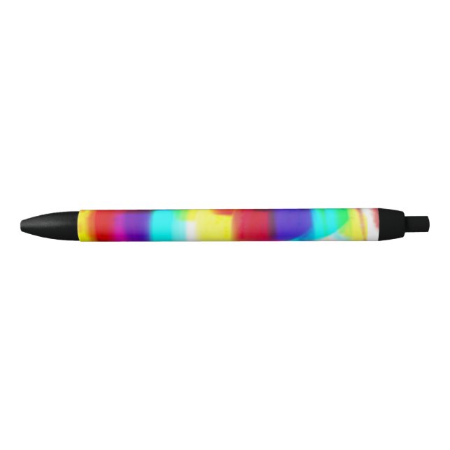 Noir Stylo arc-en-ciel principal Popart Abstrait (Devant)