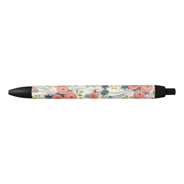 Noir Stylo assez floral de jardin de Ranunculus (Devant)