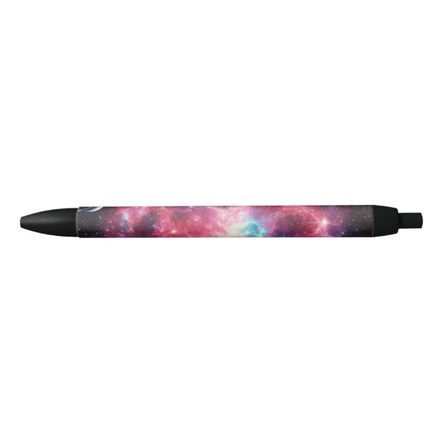 Noir Stylo astronaute cosmique (Devant)