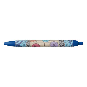 Noir Stylo Au bord de la mer GraphiZen