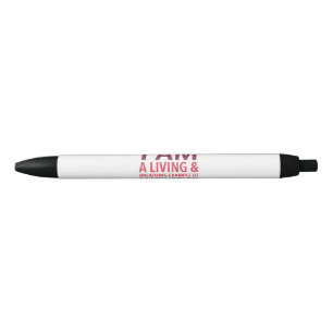 Noir Stylo auto-motivant de typographie