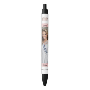 Noir Stylo Autographe de Concours Rose Gold Pailleté Co