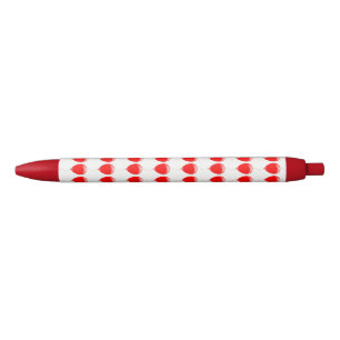 Noir Stylo Avec Ballons Rouges