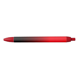Noir Stylo Avec Dégradé Rouge