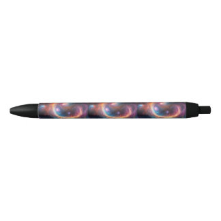 Noir Stylo avec design Galaxy