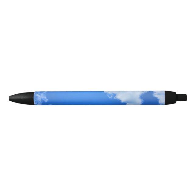 Noir Stylo avec photo du ciel (Devant)