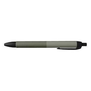 Noir Stylo bicolore vert mousse – Option personnalisée