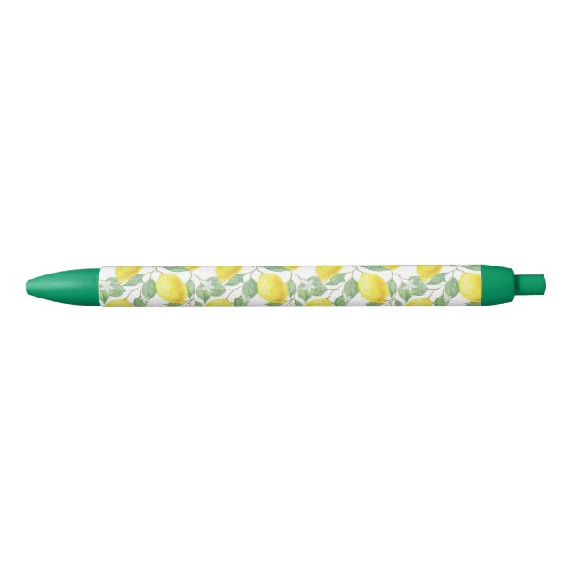Noir Stylo Bureau et stylo scolaire Lemon  (Devant)