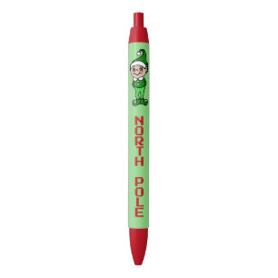 Noir Stylo Cadeau de Noël Elfe du Pôle Nord