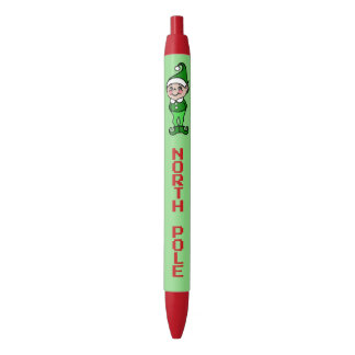 Noir Stylo Cadeau de Noël Elfe du Pôle Nord