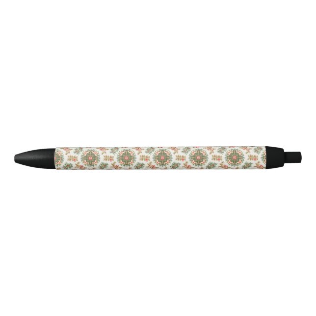 Noir Stylo cadeau de Noël type.2 (Devant)