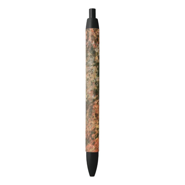 Noir Stylo cadeau en marbre classique marron (devant Vertical)