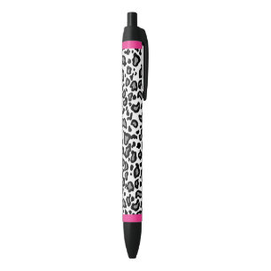 Noir Stylo Cadeau pour Enseignant avec Impression Léopa