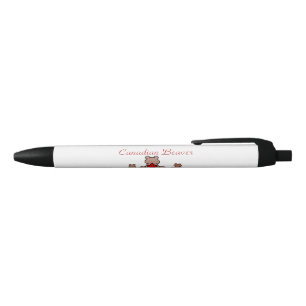 Noir Stylo castor canadien