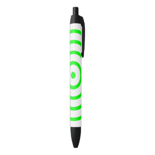Noir Stylo Cercles Concentrés
