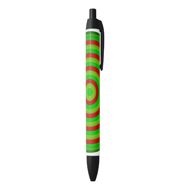 Noir Stylo Cercles Concentrés (Bas (Vertical))