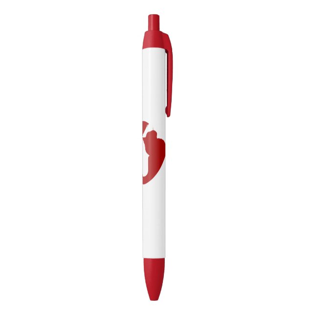 Noir Stylo Chat Rouge (Bas (Vertical))