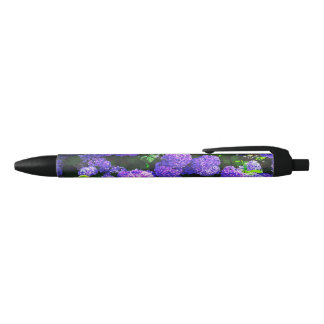 Noir Stylo classique violet réaliste Hydrangea