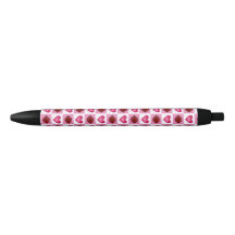 Stylo coeurs et baisers