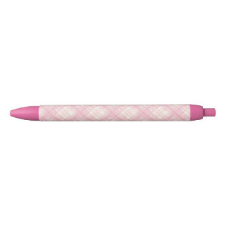 Noir Stylo Cute Pastel Rose Plaid