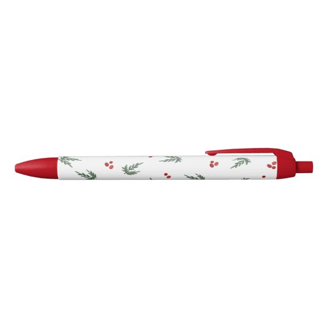 Noir Stylo d'arbre et de Noël de baies (Haut)