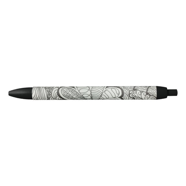Noir Stylo d'art de griffonnage (Devant)