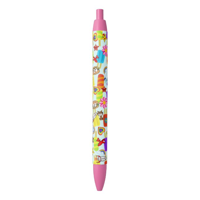 Noir Stylo de bureau et stylo d'école Hamburger Star Cr (devant Vertical)
