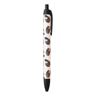 Noir Stylo de castor