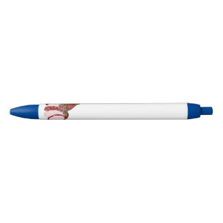 Noir Stylo de finition bleu hibou