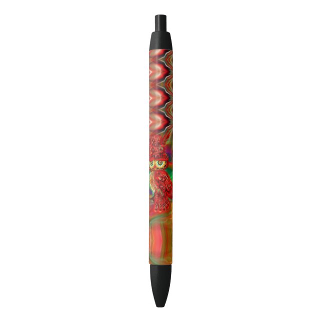 Noir Stylo de Mlle Extravagance Fall Fashion Owl (devant Vertical)