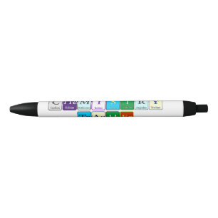 Noir Stylo de professeur de chimie