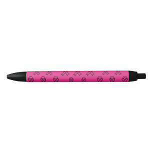 Noir Stylo de sensibilisation au cancer du sein