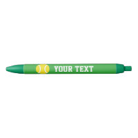 Stylo de sport balle de tennis jaune personnalisé