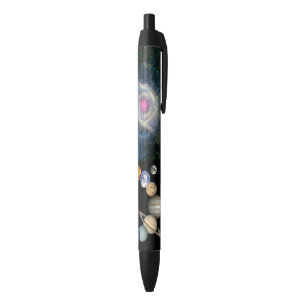Noir Stylo de système solaire d'espace