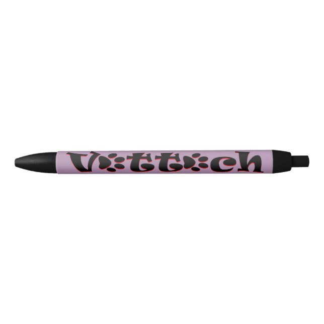 Noir Stylo de technologie de vétérinaire (Devant)