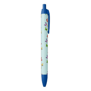 Noir Stylo d'écriture de motif de papillon