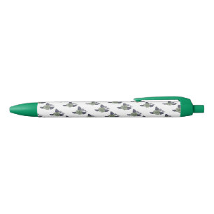 Noir Stylo d'écriture Rose vert foncé