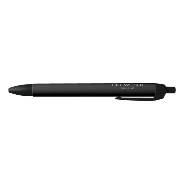 Noir Stylo d'édition Hill Weiser (Bas)