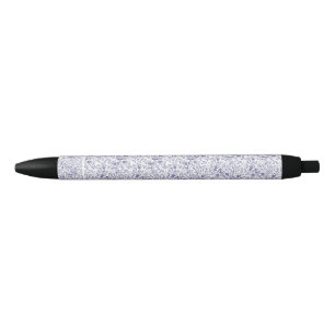 Noir Stylo d'élégance botanique