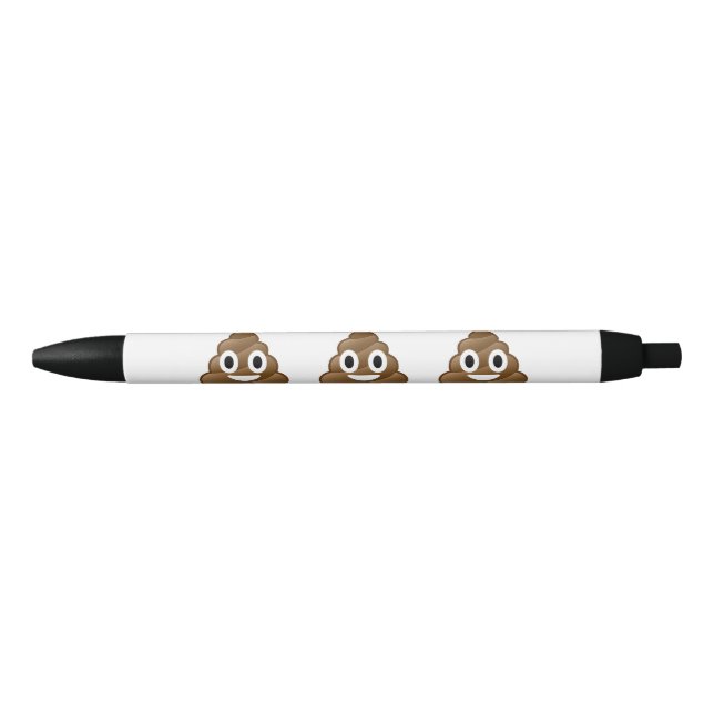 Noir Stylo d'Emoji de dunette (Devant)