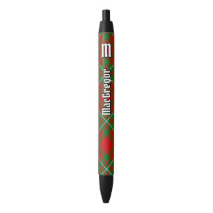 Noir Stylo d'encre Clan Gregor Tartan