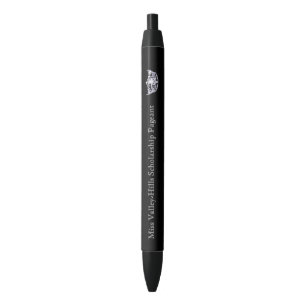 Noir Stylo d'encre Couronne personnalisée style Miss Am