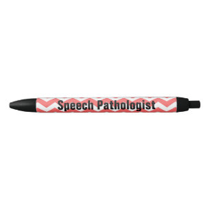 Noir Stylo d'encre de Chevron de pathologiste de la