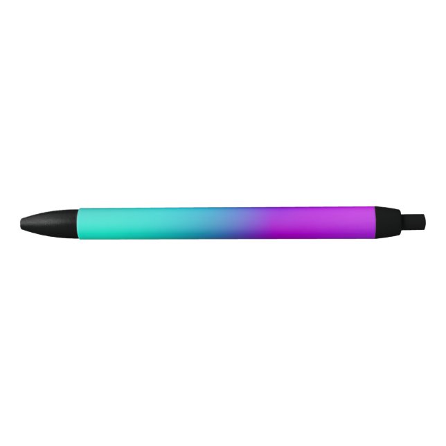 Noir Stylo d'encre Festive Gradient (Devant)