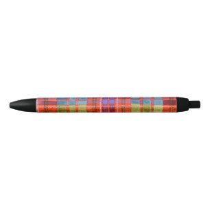 Noir Stylo d'encre noire MAC RAE TARTAN